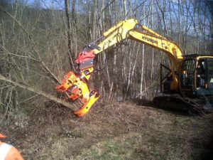 pelles sur chenilles travaux