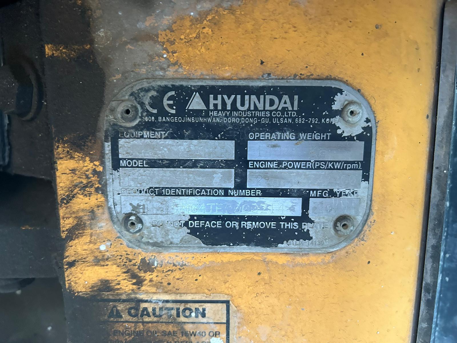 Chargeuse sur pneus HYUNDAI HL757-9A