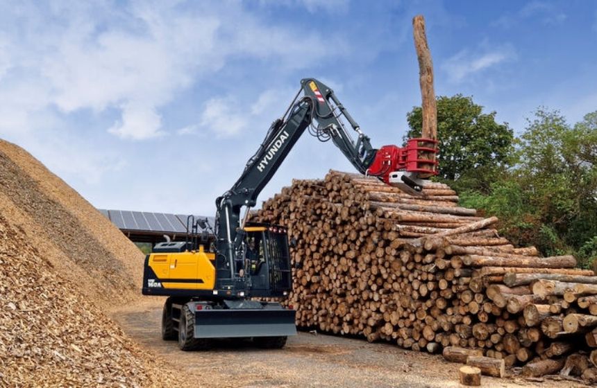 Pelles sur pneus - Curty Materiels