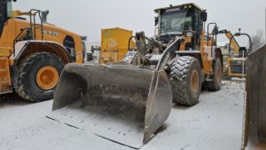 Chargeuse sur pneus d'occasion HYUNDAI HL955A