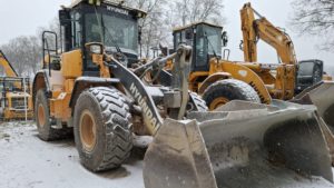 Chargeuse sur pneus d'occasion HYUNDAI HL955A