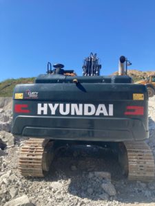 Pelle sur chenilles d'occasion HYUNDAI HX380AL