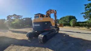 Pelle sur chenilles d'occasion HYUNDAI R145LCR-9A